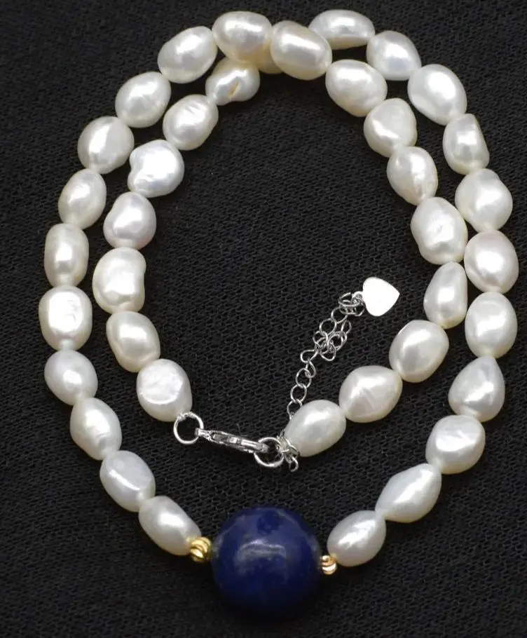 freshwater pearl white baroque and lapis round 16mm necklace 17inch wholesale beads nature
freshwater pearl white baroque and lapis round 16mm necklace 17inch wholesale beads nature