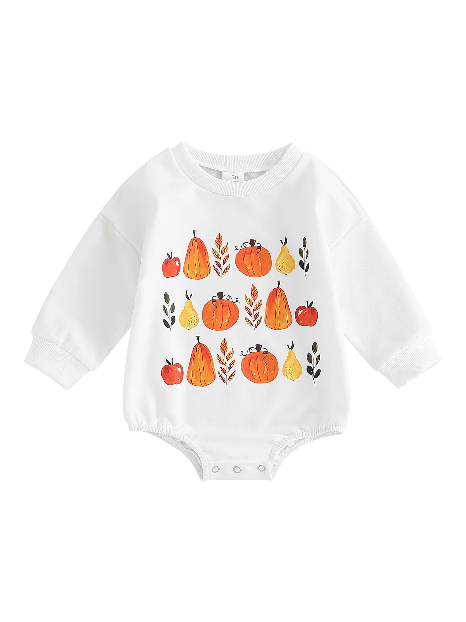 Baby Boy Girl Halloween Costume Pumpkin Print Long Sleeve Romper Infant Newborn Jumpsuit with Floral Sweatshirt
Baby Boy Girl Halloween Costume Pumpkin Print Long Sleeve Romper Infant Newborn Jumpsuit with Floral Sweatshirt