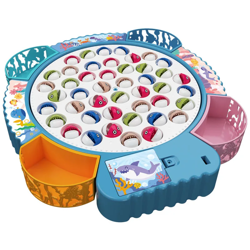 Classic Electric Rotating Magnetic Fishing Toy Puzzle Rotating Fishing Plate Learning Educational Toy Board Game
Classic Electric Rotating Magnetic Fishing Toy Puzzle Rotating Fishing Plate Learning Educational Toy Board Game
