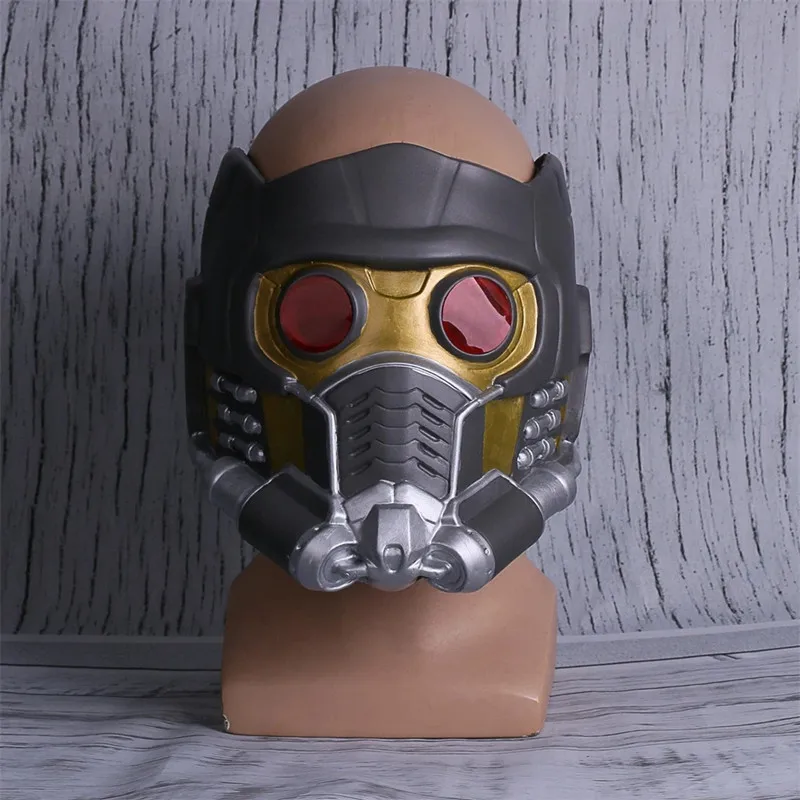 Hot Superhero Guardians Of The Galaxy Star Lord Infinity War Cosplay LED Lights Helmet Latex PVC Mask Prop Collection
Hot Superhero Guardians Of The Galaxy Star Lord Infinity War Cosplay LED Lights Helmet Latex PVC Mask Prop Collection
