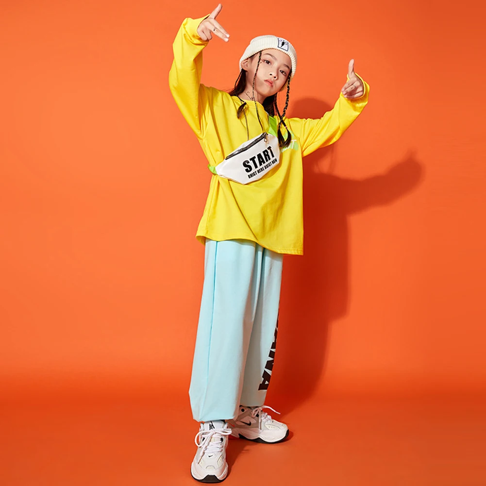 Kids Clothes for Girls Clothes Long Sleeve Top Jogger Pants Set Hip-hop Dance Costume School Students Daily Casual Wear
Kids Clothes for Girls Clothes Long Sleeve Top Jogger Pants Set Hip-hop Dance Costume School Students Daily Casual Wear