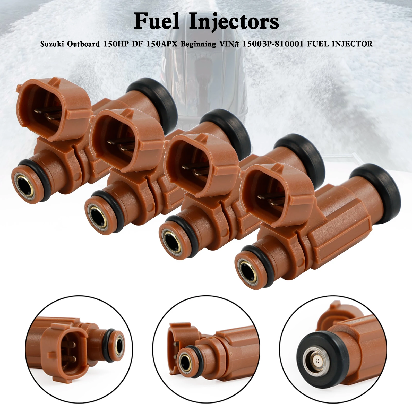 Artudatech 15710-96J00 Fuel Injectors For Suzuki Outboard 175HP 200HP 225HP 250HP 300HP
Artudatech 15710-96J00 Fuel Injectors For Suzuki Outboard 175HP 200HP 225HP 250HP 300HP
