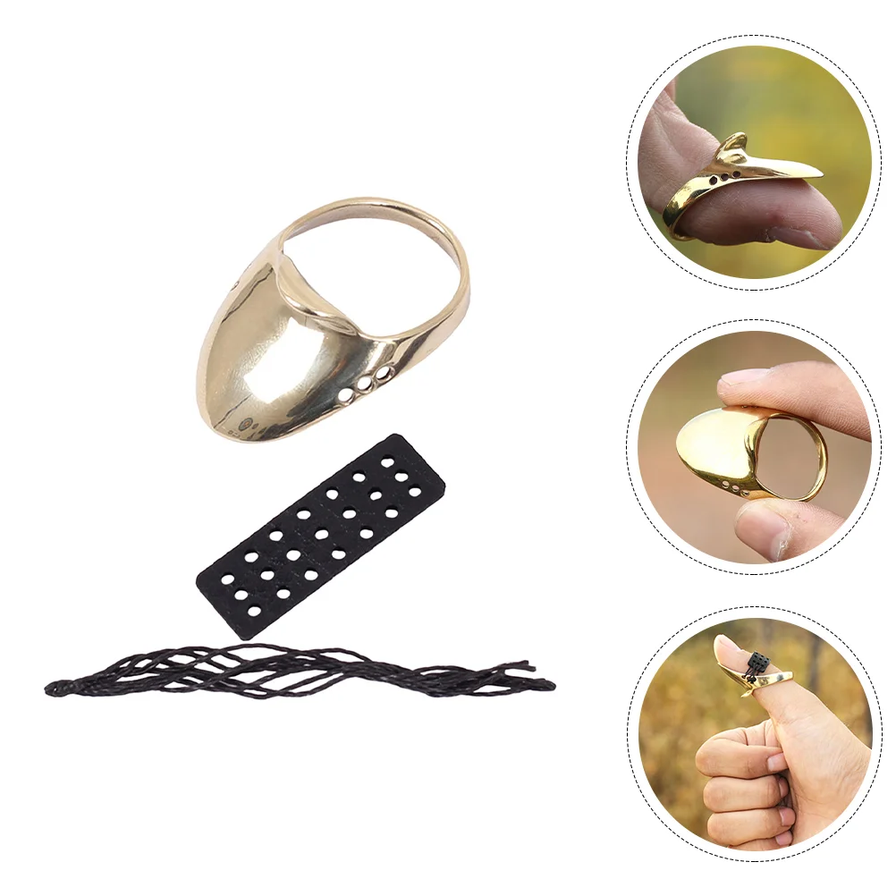 1 Set of Portable Finger Guard Wear-resistant Finger Ring Professional Brass Ring
1 Set of Portable Finger Guard Wear-resistant Finger Ring Professional Brass Ring
