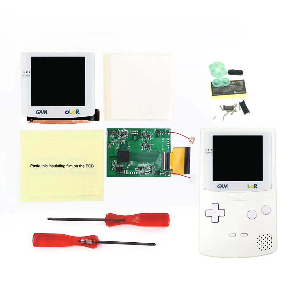 Белый объектив с белой кнопкой, предварительно отрезанный корпус V5 OSD GBC, ретро пиксель IPS ЖК V5, ламинированная подсветка, цветной модельный комплект для GameBoy цвета
Белый объектив с белой кнопкой, предварительно отрезанный корпус V5 OSD GBC, ретро пиксель IPS ЖК V5, ламинированная подсветка, цветной модельный комплект для GameBoy цвета