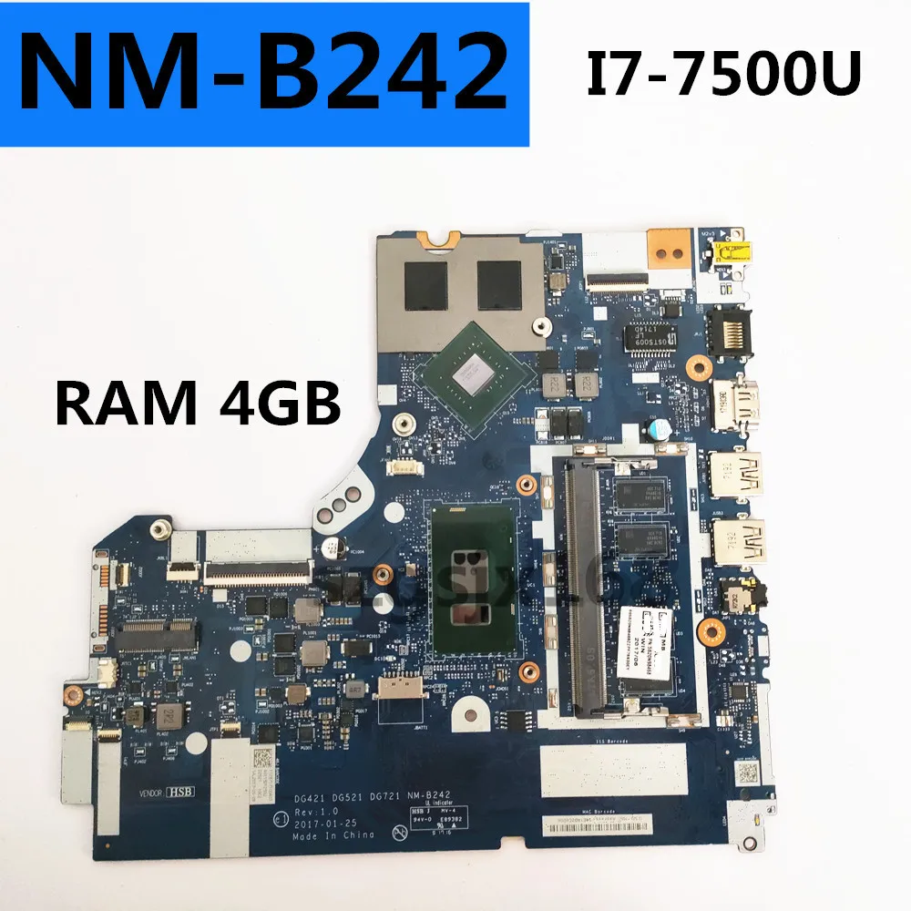 FOR Lenovo Ideapad 520-15ikb 320-15IKB Laptop motherboard NM-B242 ,I7-7500U CPU , 4GB-RAM , 920MX /GT940MX GPU 2GB 100%TEST 
FOR Lenovo Ideapad 520-15ikb 320-15IKB Laptop motherboard NM-B242 ,I7-7500U CPU , 4GB-RAM , 920MX /GT940MX GPU 2GB 100%TEST