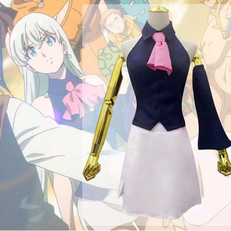Anime Cosplay Seven Deadly Sins: Prisoners of the Sky Elizabeth Liones Cosplay Costume Girls Women Waitress Uniform
Anime Cosplay Seven Deadly Sins: Prisoners of the Sky Elizabeth Liones Cosplay Costume Girls Women Waitress Uniform