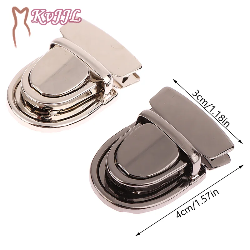 

5Pcs Metal Lock Clasp Catch Purse Thumb Buckles For Handbag Shoulder Bag Purse Totes Closures Snap Clasps DIY Craft Bag Accessor