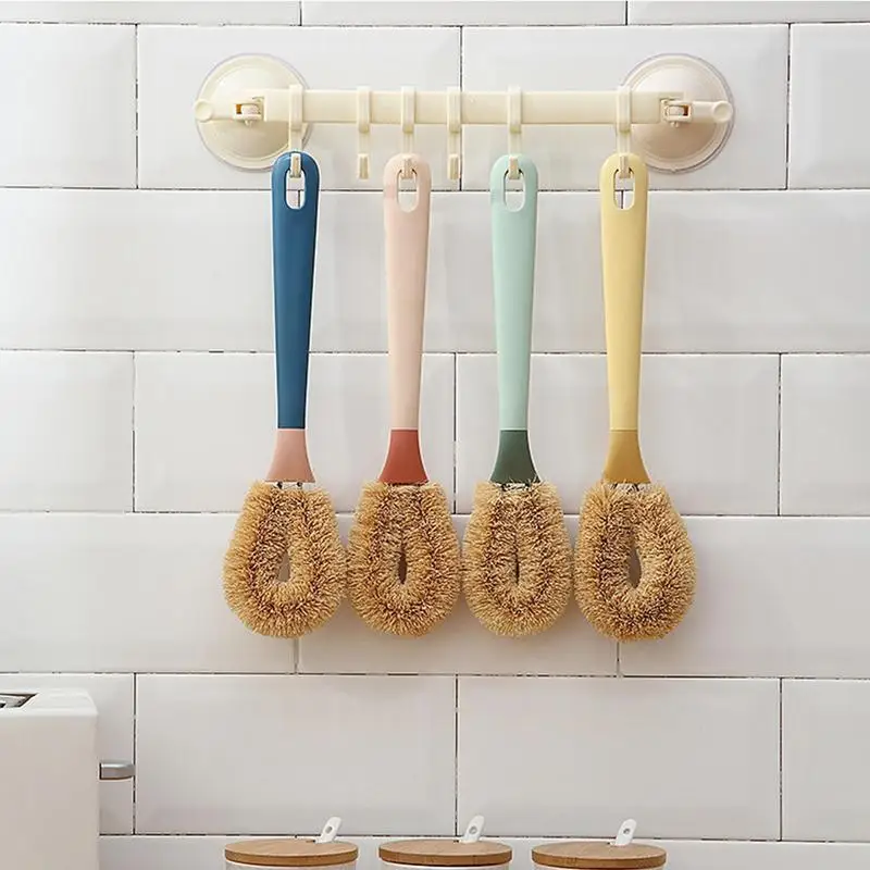 Pot Scrubbing Brushes Natural Brown Coconut Fiber Pot Brush Long Handle Dish Washing Oil Cleaning Brush Kitchen Cleaning Tools
Pot Scrubbing Brushes Natural Brown Coconut Fiber Pot Brush Long Handle Dish Washing Oil Cleaning Brush Kitchen Cleaning Tools
