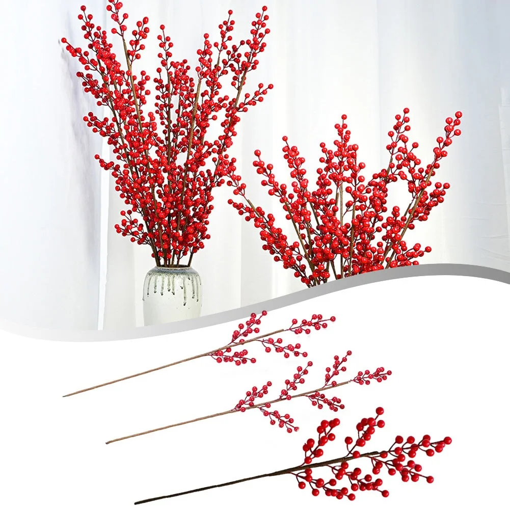 1Bunch Artificial Berries Fresh And Beautiful Simulated Holly Fortune Fruit Fake Flower For Living Room Bedroom Office Decorate
1Bunch Artificial Berries Fresh And Beautiful Simulated Holly Fortune Fruit Fake Flower For Living Room Bedroom Office Decorate