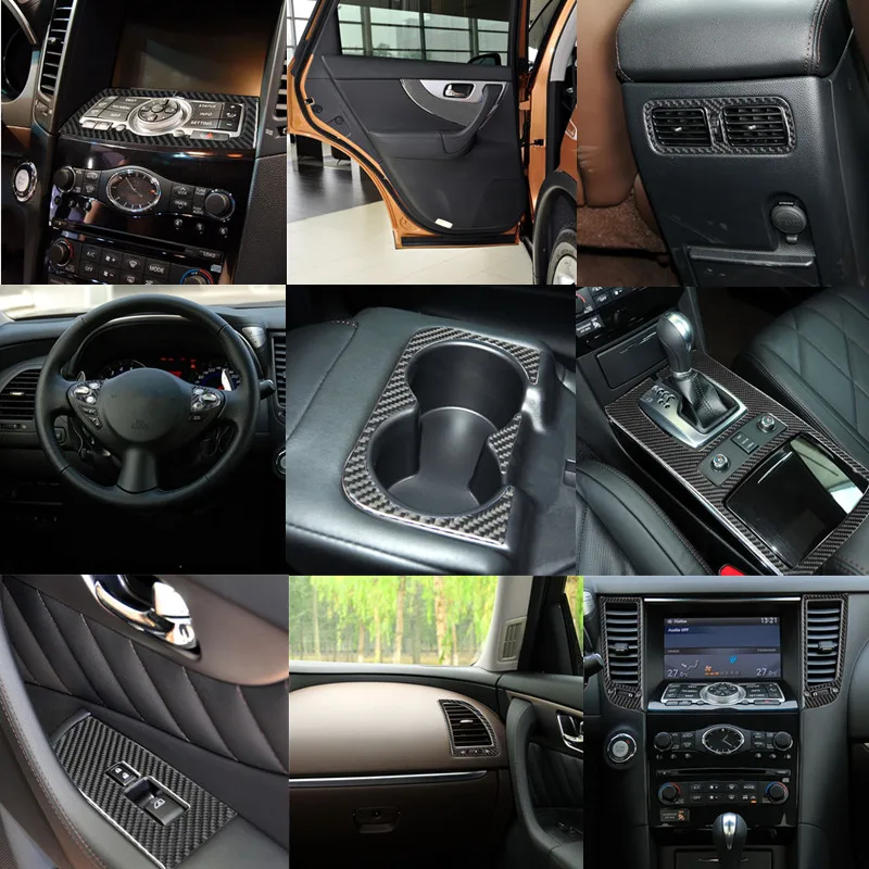 Black Carbon Fiber Sticker Car Central Gear interior For Infiniti Fx2009-2013 QX70 2014-2017 Styling Accessories
Black Carbon Fiber Sticker Car Central Gear interior For Infiniti Fx2009-2013 QX70 2014-2017 Styling Accessories