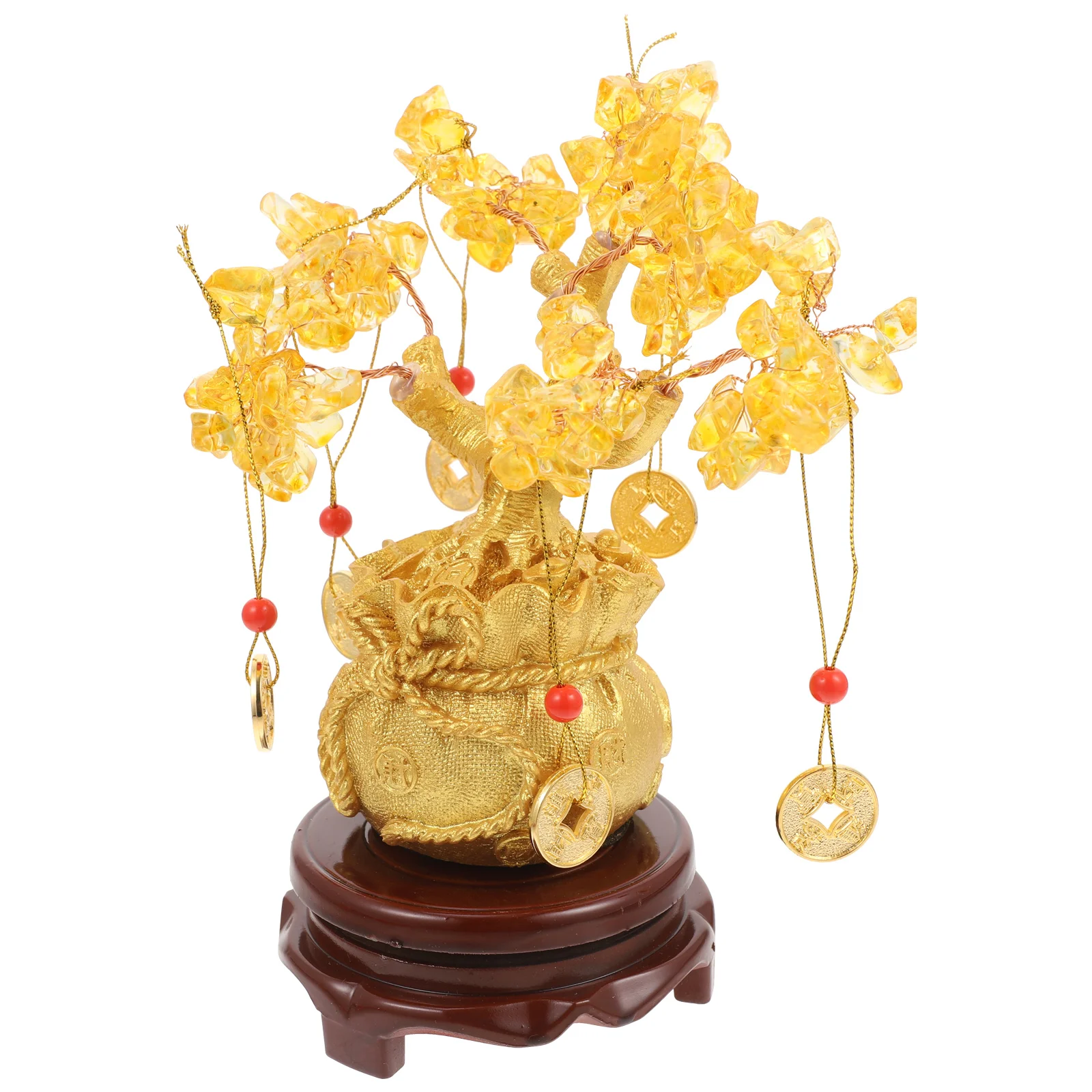 19cm Natural Crystal Tree Money Tree Ornaments Bonsai Style Wealth Luck Feng Shui Ornaments Home Decor(with Gold Coins and Base)
19cm Natural Crystal Tree Money Tree Ornaments Bonsai Style Wealth Luck Feng Shui Ornaments Home Decor(with Gold Coins and Base)