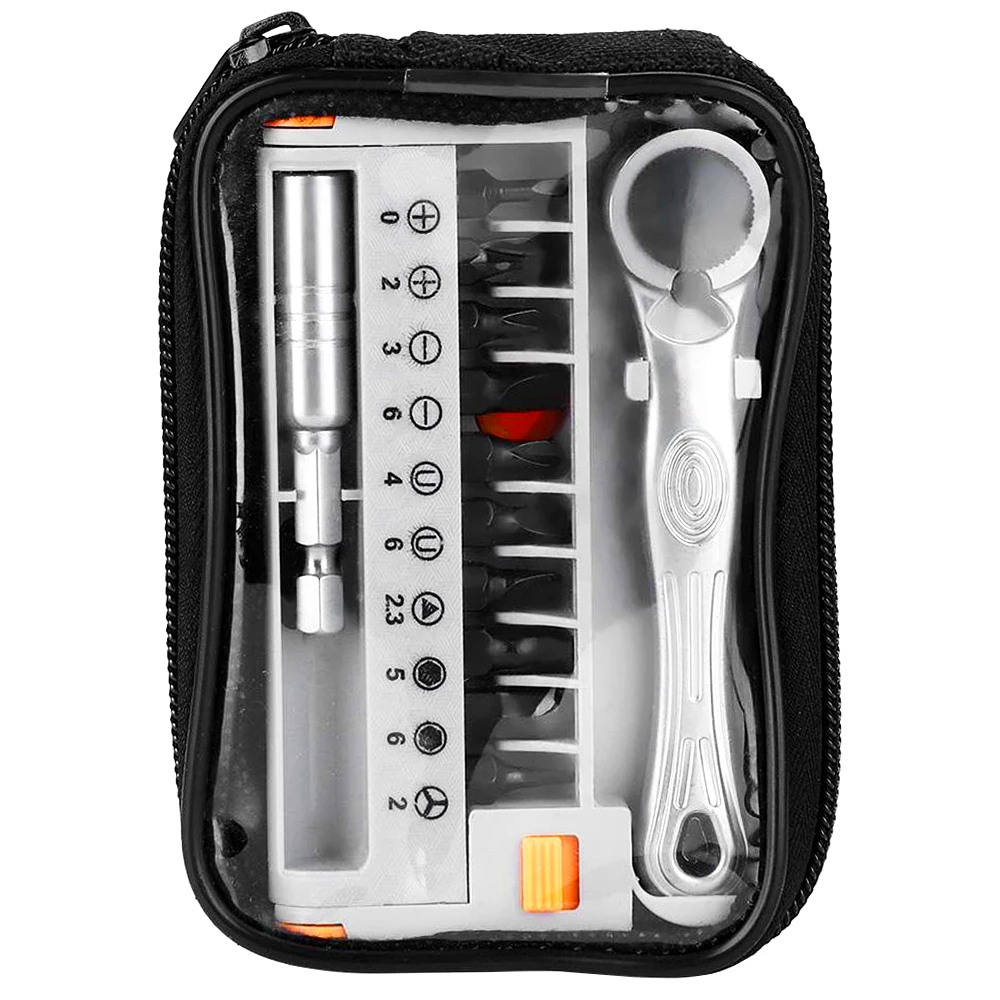 12pcs Portable Mini Ratchet Screwdriver Bits Drill Set Adjustable Dismountable 1/4 Socket Ratchet Wrench Set Household Hand Tool
12pcs Portable Mini Ratchet Screwdriver Bits Drill Set Adjustable Dismountable 1/4 Socket Ratchet Wrench Set Household Hand Tool