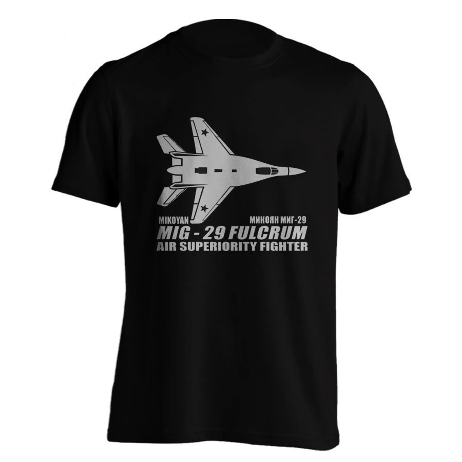 Mig-29 Fulcrum Mikoyan Aircraft Military Attack Fighter Air Men T-Shirt Short Sleeve Casual Cotton O-Neck Summer Shirt
Mig-29 Fulcrum Mikoyan Aircraft Military Attack Fighter Air Men T-Shirt Short Sleeve Casual Cotton O-Neck Summer Shirt