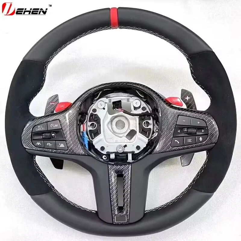 

Suitable for BMW M1 M2 M3 M4 M5 F40 F44 G20 G30 G22 G82 G80 X3 X4 X5 X6 3 4 G series carbon fiber steering wheel customization