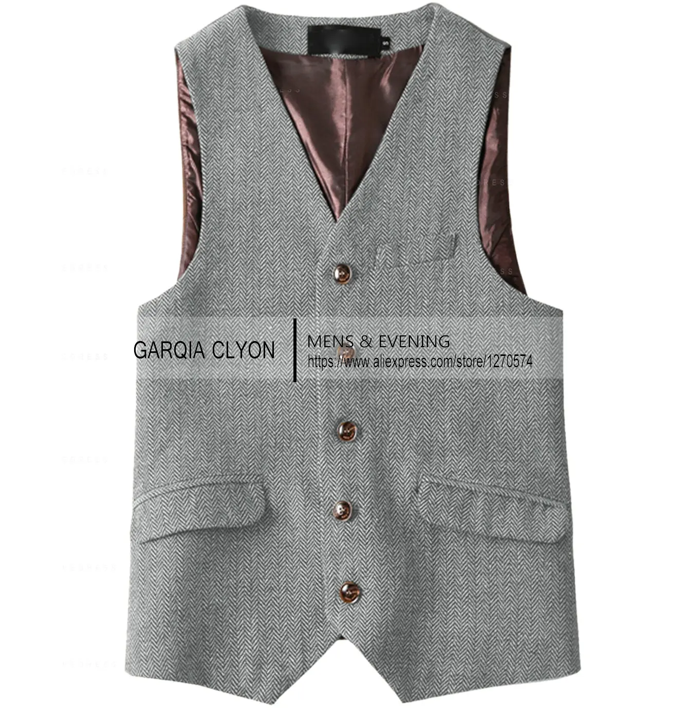 Men's Suit Vest Boutique Wool Tweed Slim Fit herringbone Leisure Male Gentleman Beckham Business Waistcoat For Wedding Groommen
Men's Suit Vest Boutique Wool Tweed Slim Fit herringbone Leisure Male Gentleman Beckham Business Waistcoat For Wedding Groommen