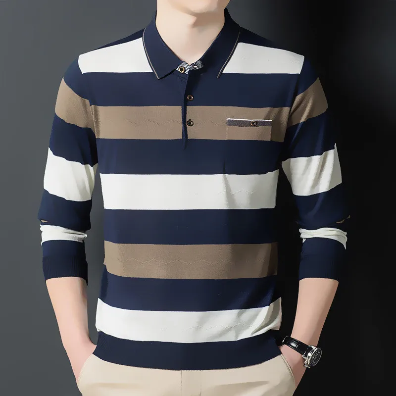 Sigutan 2023 New Male Polo Shirt Business Style Clothes Long Sleeve Autumn and Spring Casual Polo Shirt for Man Korean SlimTops
Sigutan 2023 New Male Polo Shirt Business Style Clothes Long Sleeve Autumn and Spring Casual Polo Shirt for Man Korean SlimTops