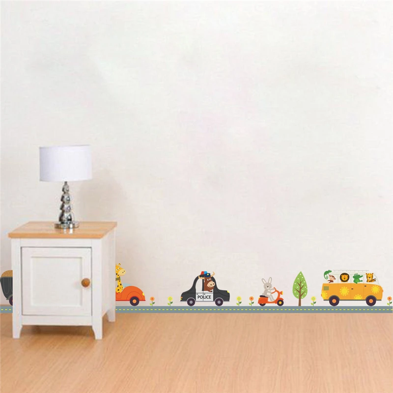Lovely Animal Driving Cars Wall Stickers For Kids Room Decoration Nursery Safari Mural Art Diy Home Decal Rabbit Bull Tiger
Lovely Animal Driving Cars Wall Stickers For Kids Room Decoration Nursery Safari Mural Art Diy Home Decal Rabbit Bull Tiger