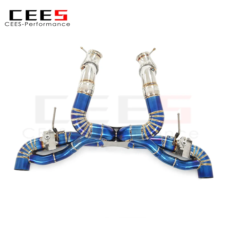 CEES Catback Exhaust System For Mclaren GT 4.0T 2019-2023 Titanium Performance Exhaust valve control Exhaust Pipe Muffler
CEES Catback Exhaust System For Mclaren GT 4.0T 2019-2023 Titanium Performance Exhaust valve control Exhaust Pipe Muffler