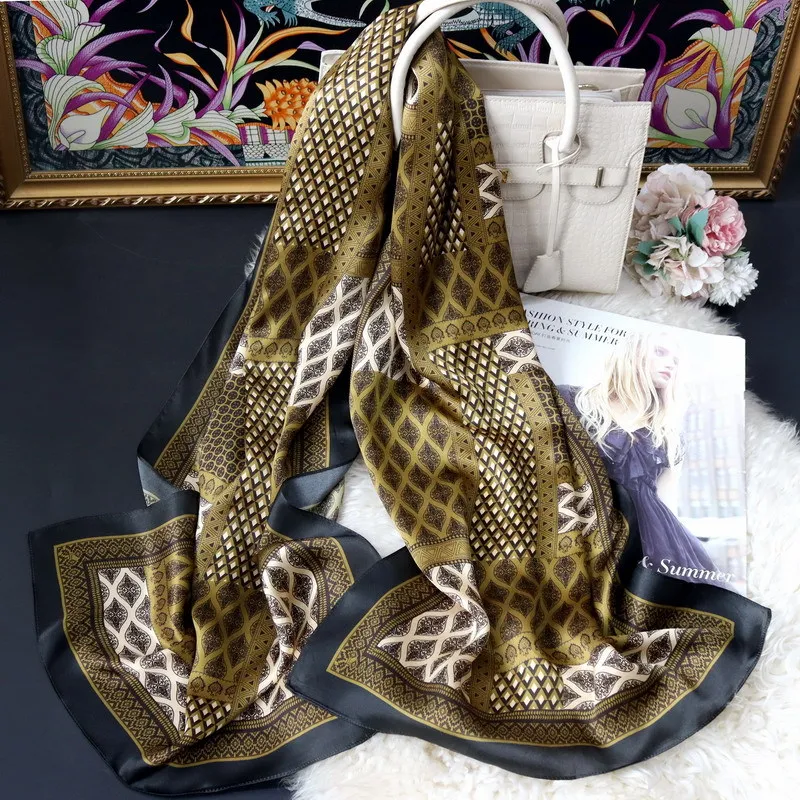 100% Real Silk Scarves for Women Bandana Neck scarf 2023 Spring New Fashion Print Hand Kerchief Female Summer Headband Foulard
100% Real Silk Scarves for Women Bandana Neck scarf 2023 Spring New Fashion Print Hand Kerchief Female Summer Headband Foulard