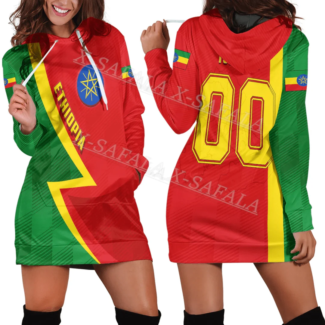 Ethiopia Color Lion Country Emblem National Flag 3D Print Autumn Hoodies Dress Women Casual Wear Long Sleeve Hooded Dress-6
Ethiopia Color Lion Country Emblem National Flag 3D Print Autumn Hoodies Dress Women Casual Wear Long Sleeve Hooded Dress-6
