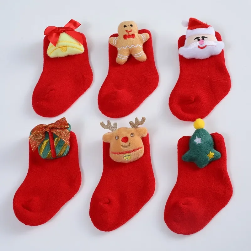2022Winter New Christmas Thick Wool Socks Baby Cute Cartoon Baby 0-1-3 Years Old Baby Socks Fashion Sales
2022Winter New Christmas Thick Wool Socks Baby Cute Cartoon Baby 0-1-3 Years Old Baby Socks Fashion Sales