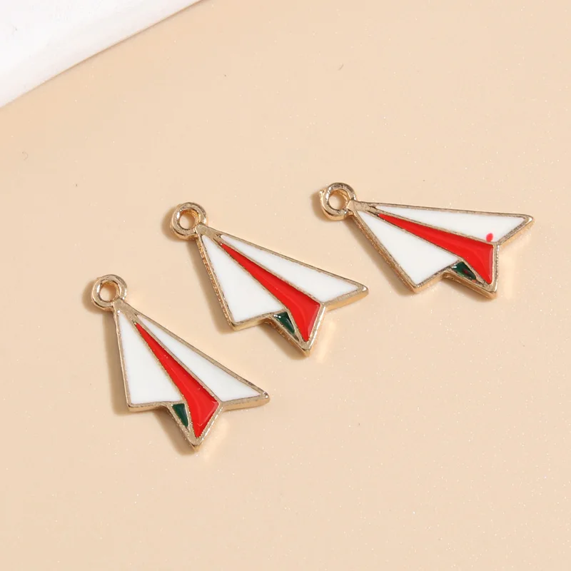 10pcs Gold Color 18x9mm Funny Enamel Paper Plane Charms Message Pendant For DIY Handmade Necklaces Earrings Jewelry Accessorie
10pcs Gold Color 18x9mm Funny Enamel Paper Plane Charms Message Pendant For DIY Handmade Necklaces Earrings Jewelry Accessorie