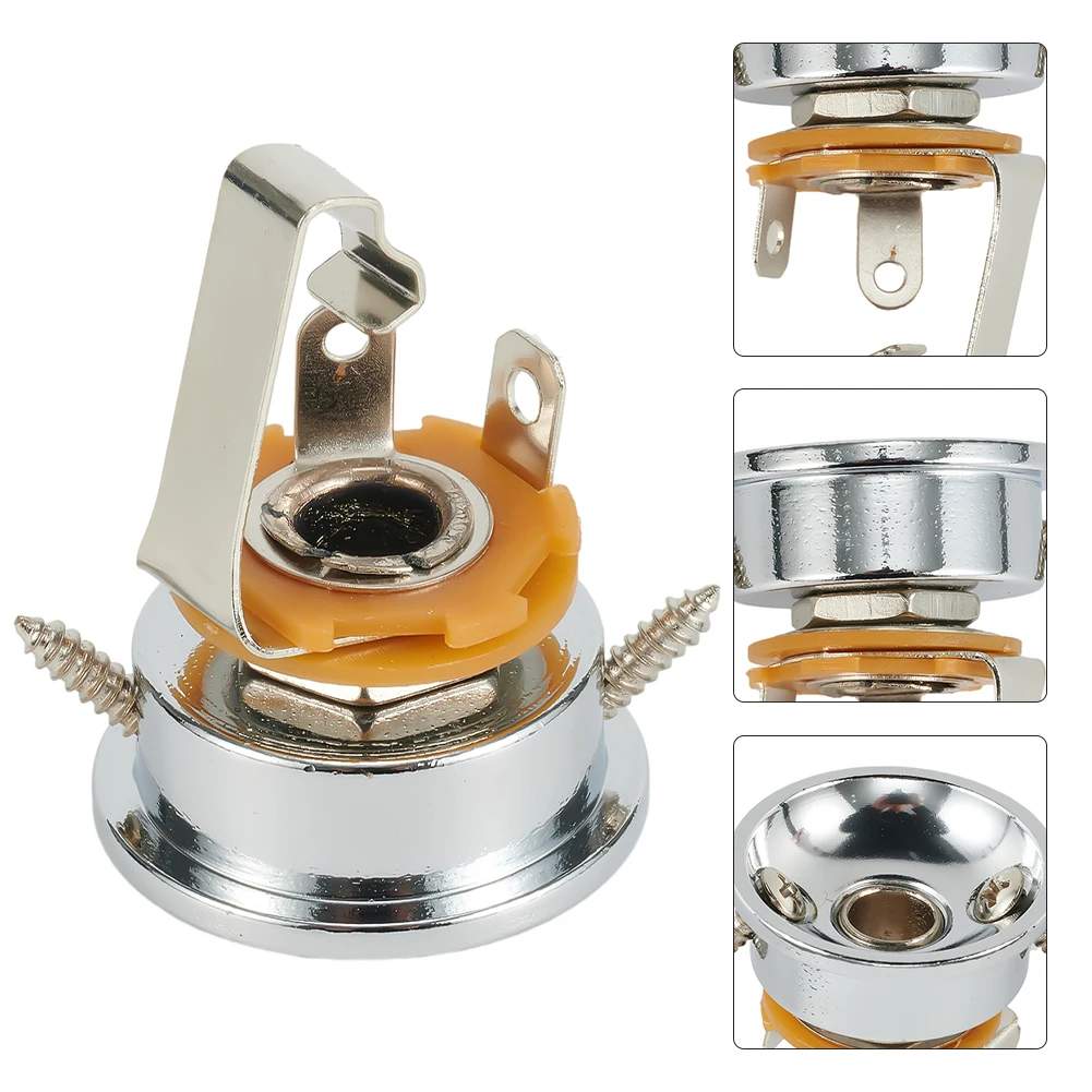 Socket Jack Plate Holder Professional Guitar Electro Sockets Jack Plate Holder For Tele Electric Guitar Accessorys
Socket Jack Plate Holder Professional Guitar Electro Sockets Jack Plate Holder For Tele Electric Guitar Accessorys