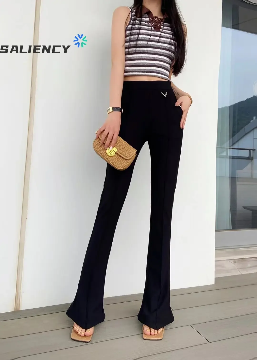 Женские брюки в стиле 90-х годов, винтажные облегающие брюки-подковы с высокой эластичной талией, повседневные расклешенные брюки, уличная одежда, весна-осень 2023
Женские брюки в стиле 90-х годов, винтажные облегающие брюки-подковы с высокой эластичной талией, повседневные расклешенные брюки, уличная одежда, весна-осень 2023