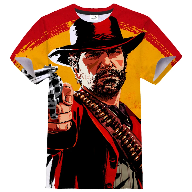 

2023 Red Dead Redemption 2 Fashion T-shirt Men Women Game 3D Print Streetwear RDR2 Hip Hop Tshirt O-Neck Casual Shirt Tees Tops