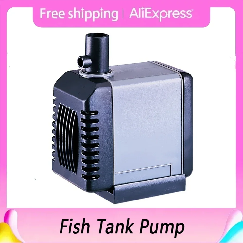 

Ultra-quiet Submersible Pump Fish Pond Aquarium Water Pumps Tank Fountain Fish Tank Pumping Change Water Circulation Pump 220V