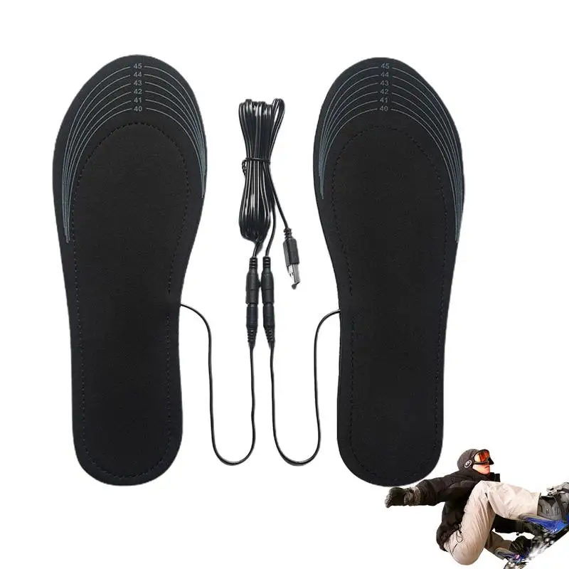 

Heating Insoles Electric Heated Shoes Boots Inserts Thermal Insoles Electric Foot Warmer Insoles Winter Foot Warmers For Outdoor