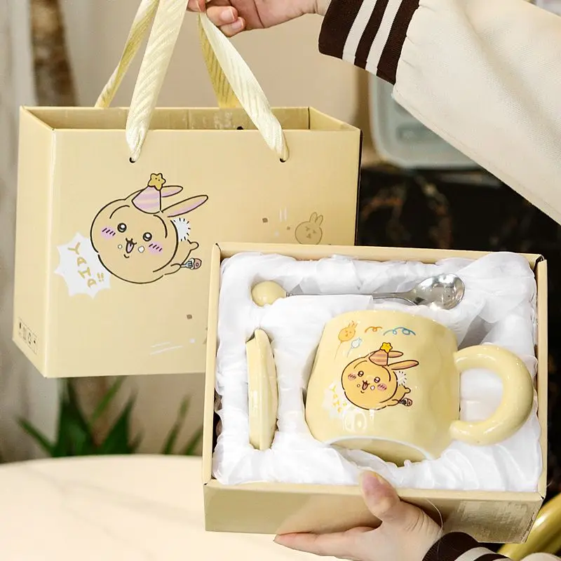 Kawaii Miniso Chiikawa Tea Cup Usagi Anime Cute Girl High Beauty Water Cup with Lid Gift Box Best Friend Birthday Gift
Kawaii Miniso Chiikawa Tea Cup Usagi Anime Cute Girl High Beauty Water Cup with Lid Gift Box Best Friend Birthday Gift