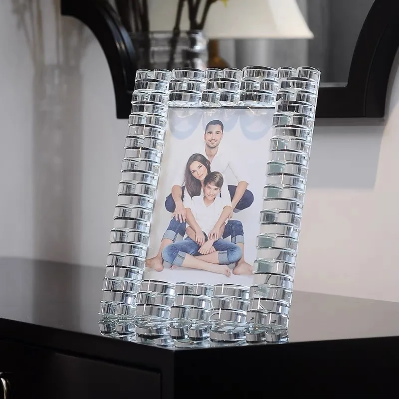 Creative Crystal Glass Picture Frame, Modern Fashion, Living Room Ornaments, Wedding Party, Birthday Gift, 6/7 Inch
Creative Crystal Glass Picture Frame, Modern Fashion, Living Room Ornaments, Wedding Party, Birthday Gift, 6/7 Inch