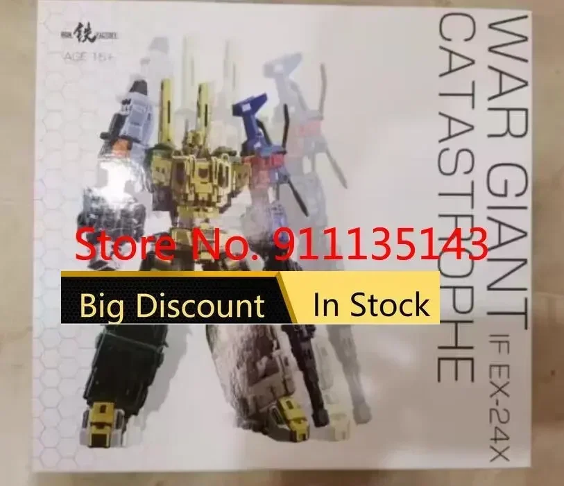 Iron Factory Ex-24x War Giant Catastrophe Five Body Set Limited Mini If In Stock
Iron Factory Ex-24x War Giant Catastrophe Five Body Set Limited Mini If In Stock