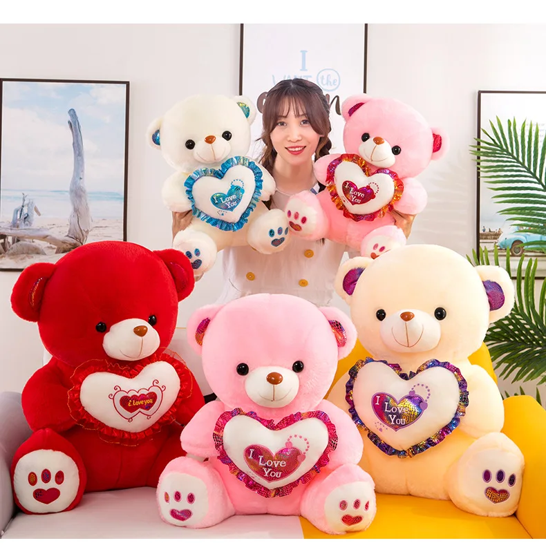 30CM Valentines Day Cute Plush Doll For Children Girlfriend And Wife 22CM LED Glow Teddy Bear Light Up Stuffed Animal Bear New
30CM Valentines Day Cute Plush Doll For Children Girlfriend And Wife 22CM LED Glow Teddy Bear Light Up Stuffed Animal Bear New