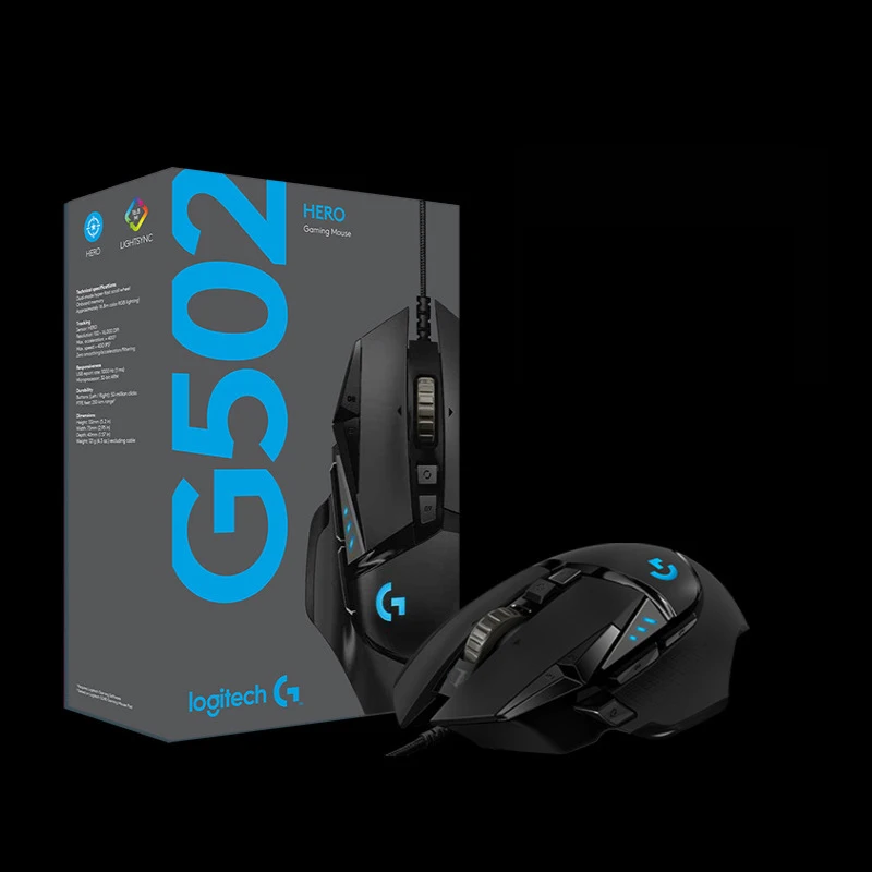 

Logitech G502 HERO Dominant Gaming Mouse Esports Mouse Wired RGB Mechanical Counterweight Competitive FPS gaming esports mouse