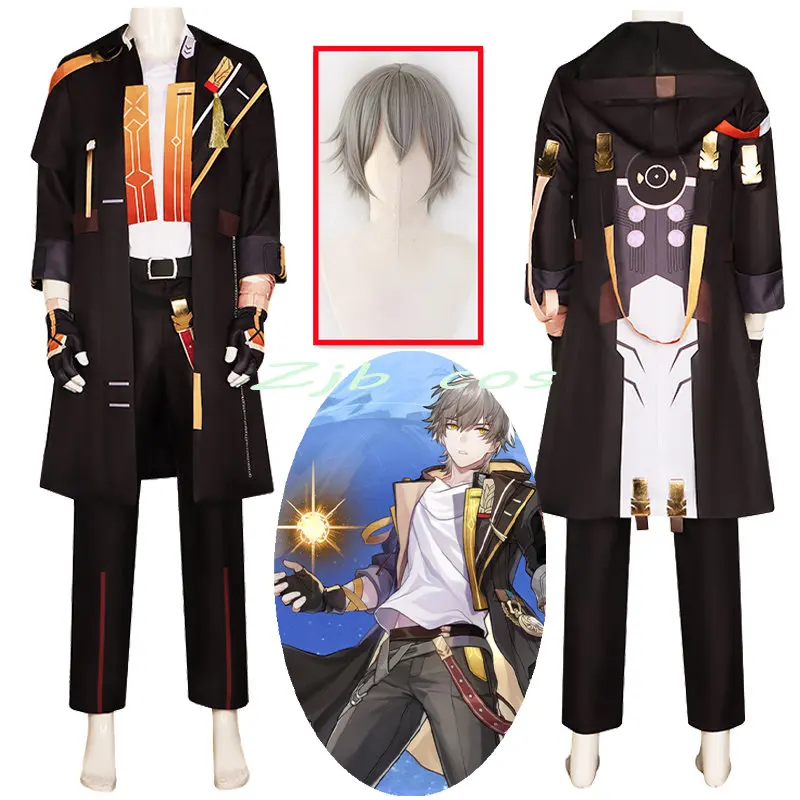 Anime Honkai Star Rail Cosplay Costume Trailblazer Cosplay Wig Men Trench Uniform Suit Halloween Party Masquerade Costume Set
Anime Honkai Star Rail Cosplay Costume Trailblazer Cosplay Wig Men Trench Uniform Suit Halloween Party Masquerade Costume Set