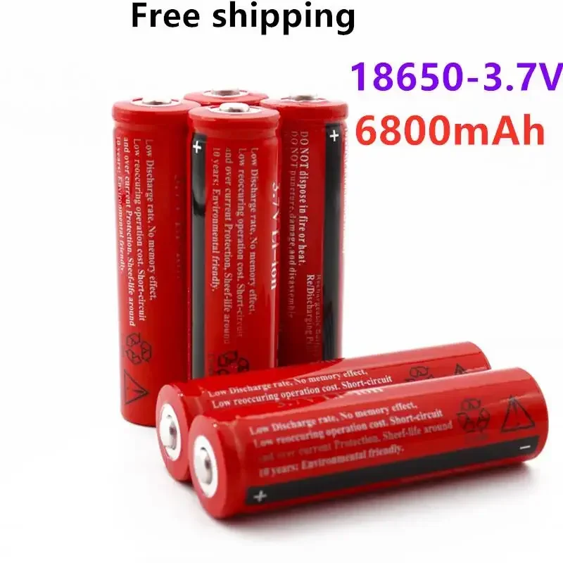 Original 18650 Lithium Battery 3.7 V Volt 6800mah BRC 18650 Rechargeable Battery Li-ion Lithium Batteries For Power Bank Torch
Original 18650 Lithium Battery 3.7 V Volt 6800mah BRC 18650 Rechargeable Battery Li-ion Lithium Batteries For Power Bank Torch