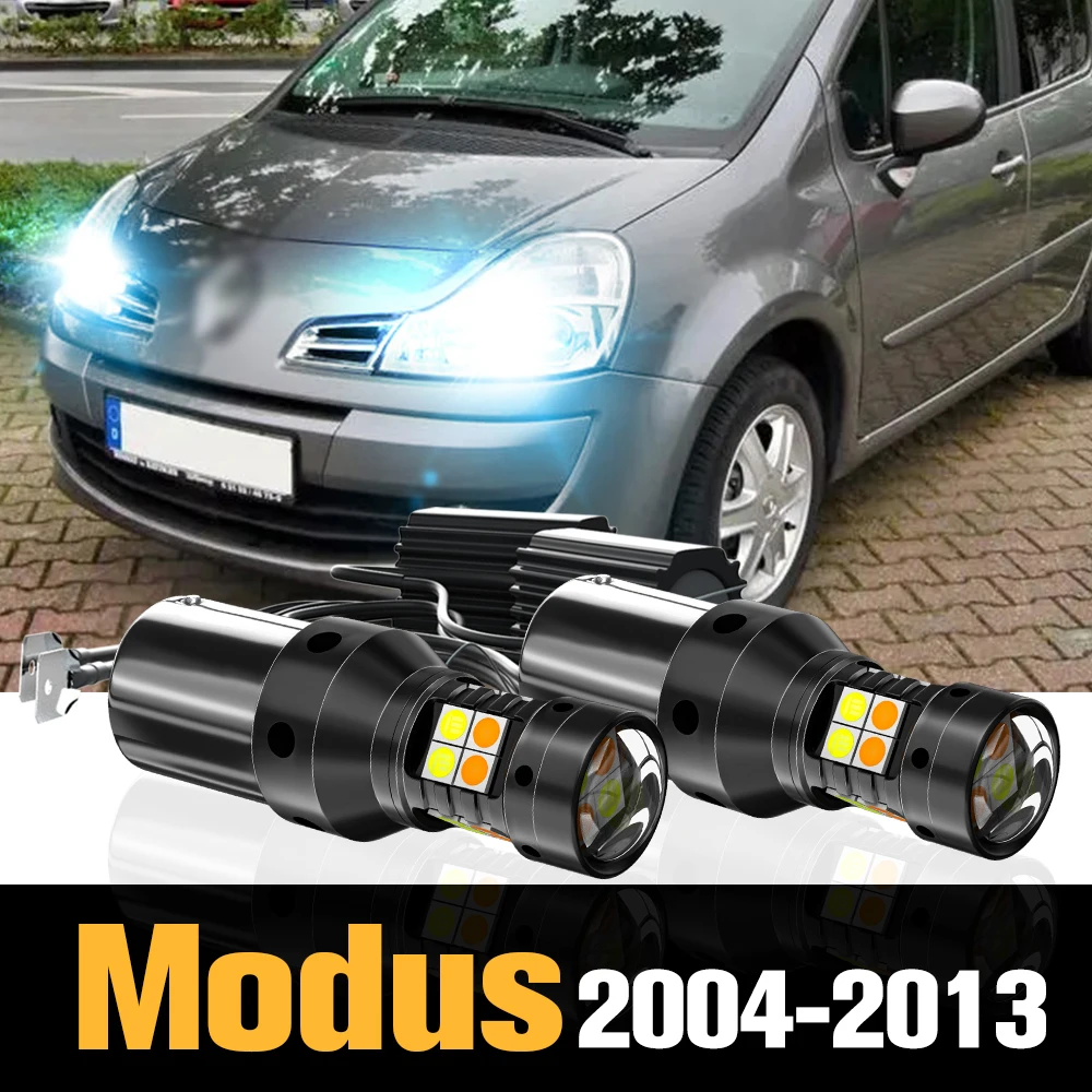 2pcs Canbus LED Dual Mode Turn Signal+Daytime Running Light DRL Accessories For Renault Modus 2004-2013 2005 2006 2009 2010 2011
2pcs Canbus LED Dual Mode Turn Signal+Daytime Running Light DRL Accessories For Renault Modus 2004-2013 2005 2006 2009 2010 2011
