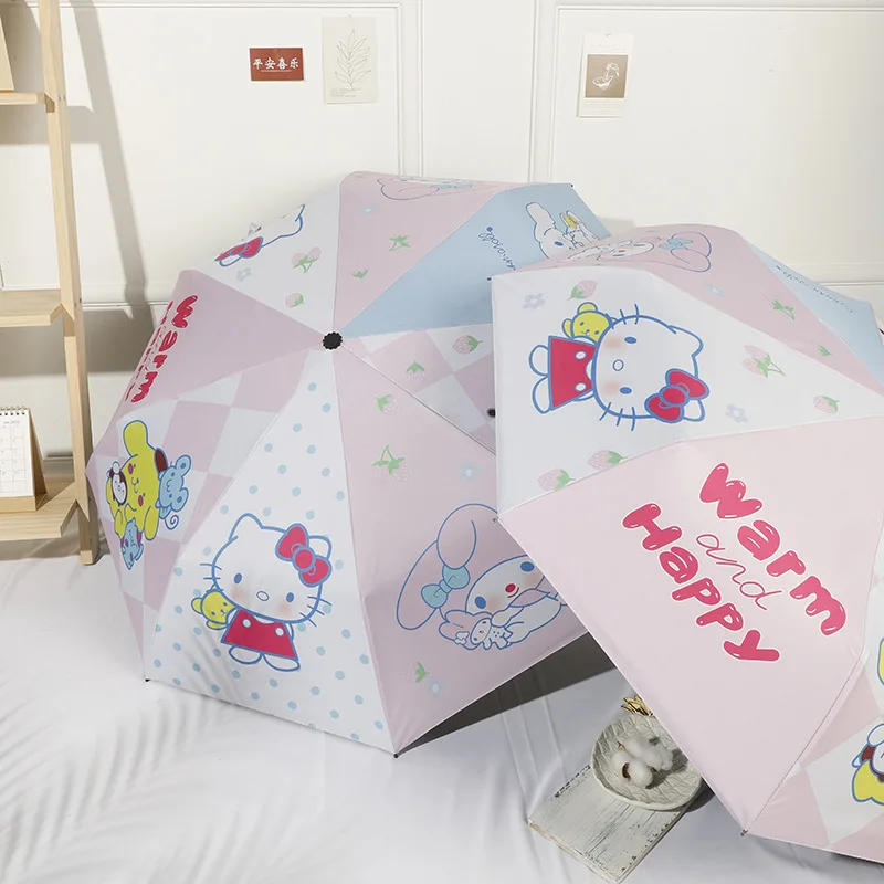 Sanrio Kuromi Peripheral Two-dimensional Family Cute Sunny Umbrella Vinyl Folding Sun Umbrella for Both Sunny and Rainy Purposes
Sanrio Kuromi Peripheral Two-dimensional Family Cute Sunny Umbrella Vinyl Folding Sun Umbrella for Both Sunny and Rainy Purposes