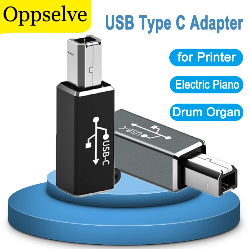 USB Type C Female To USB B Male Adapter For MIDI Controller Keyboard USBC Data Transfer Connector For Scanner Printer Drum Organ
USB Type C Female To USB B Male Adapter For MIDI Controller Keyboard USBC Data Transfer Connector For Scanner Printer Drum Organ