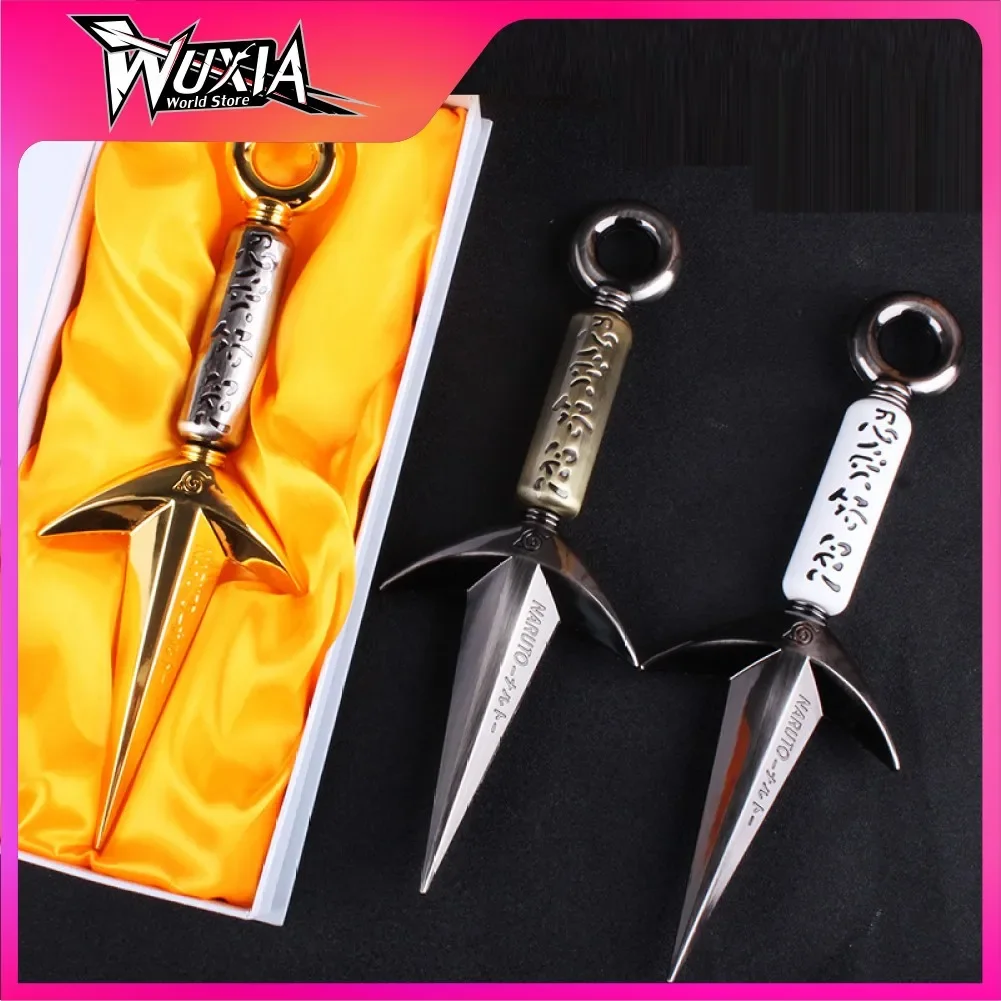 Ninja Anime Peripheral Yellow Flash Namikaze Minato The Art of Fly Raytheon Kunai Katana Swords Weapon Model Toys for boy Gifts
Ninja Anime Peripheral Yellow Flash Namikaze Minato The Art of Fly Raytheon Kunai Katana Swords Weapon Model Toys for boy Gifts