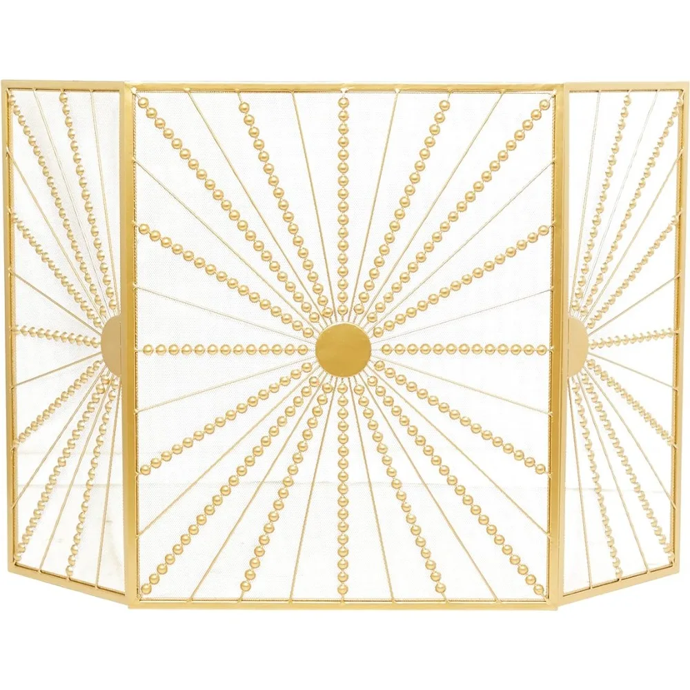 Room Divider Screen Gold Metal Starburst Foldable 3 Panel Fireplace Screen With Bead Inspired Rays Interior Room Dividers Panels
Room Divider Screen Gold Metal Starburst Foldable 3 Panel Fireplace Screen With Bead Inspired Rays Interior Room Dividers Panels