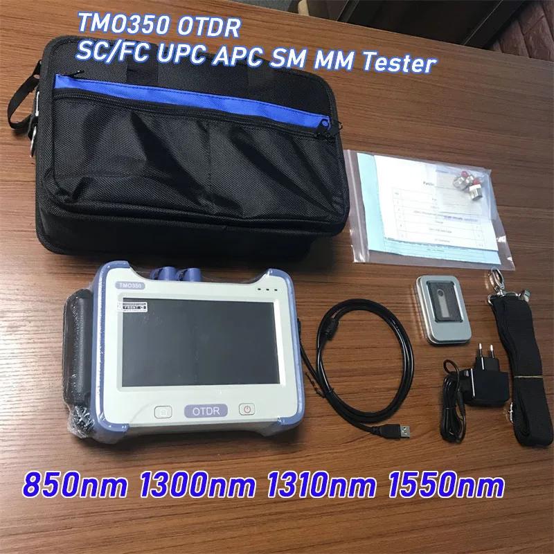 Оригинальный TMO350 OTDR SC/FC UPC APC SM ММ тестер 850 нм 1300 нм 1310 нм 1550 нм оптический временной рефлектометр многоязычный
Оригинальный TMO350 OTDR SC/FC UPC APC SM ММ тестер 850 нм 1300 нм 1310 нм 1550 нм оптический временной рефлектометр многоязычный