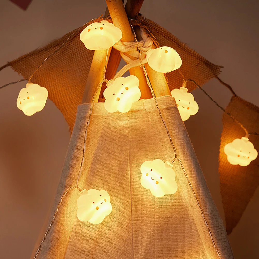 Cartoon Smile Cloud LED Light String 10/20 Leds Fairy Light Battery For Children Room Home Wedding Christmas Party Decoration
Cartoon Smile Cloud LED Light String 10/20 Leds Fairy Light Battery For Children Room Home Wedding Christmas Party Decoration