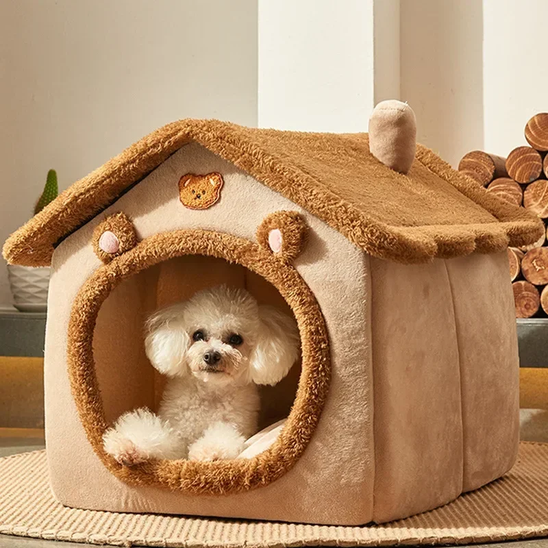 Foldable Dog House Kennel Bed Mat For Small Medium Dogs Cats Winter Warm Cat bed Nest Pet Products Basket Pets Puppy Cave Sofa
Foldable Dog House Kennel Bed Mat For Small Medium Dogs Cats Winter Warm Cat bed Nest Pet Products Basket Pets Puppy Cave Sofa