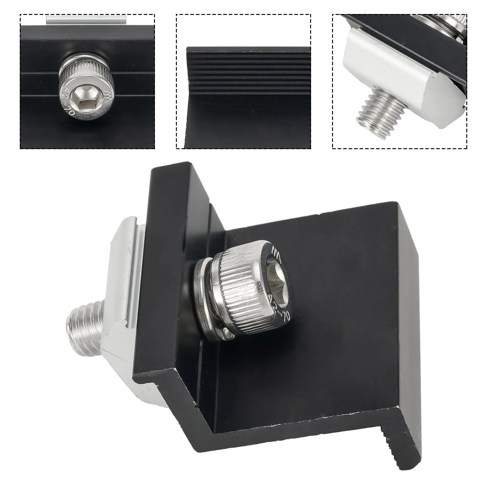 1pc Solar Panel Bracket Fixing End Middle Clamp For 30/35mm Photovoltaic Support Solar Module Mounting PV Solar Panel Clip
1pc Solar Panel Bracket Fixing End Middle Clamp For 30/35mm Photovoltaic Support Solar Module Mounting PV Solar Panel Clip
