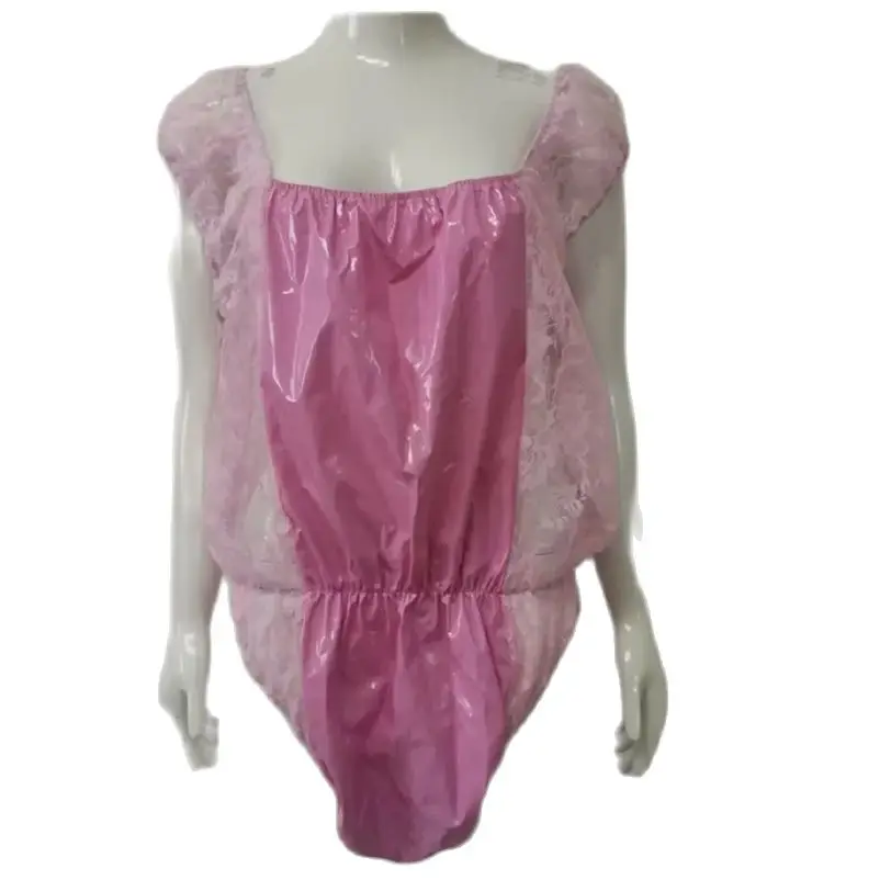 Hot Selling Pink Square Neckline PVC Splicing Sexy Lace Sleeveless Jumpsuit Can Be Customized in Multiple Colors
Hot Selling Pink Square Neckline PVC Splicing Sexy Lace Sleeveless Jumpsuit Can Be Customized in Multiple Colors