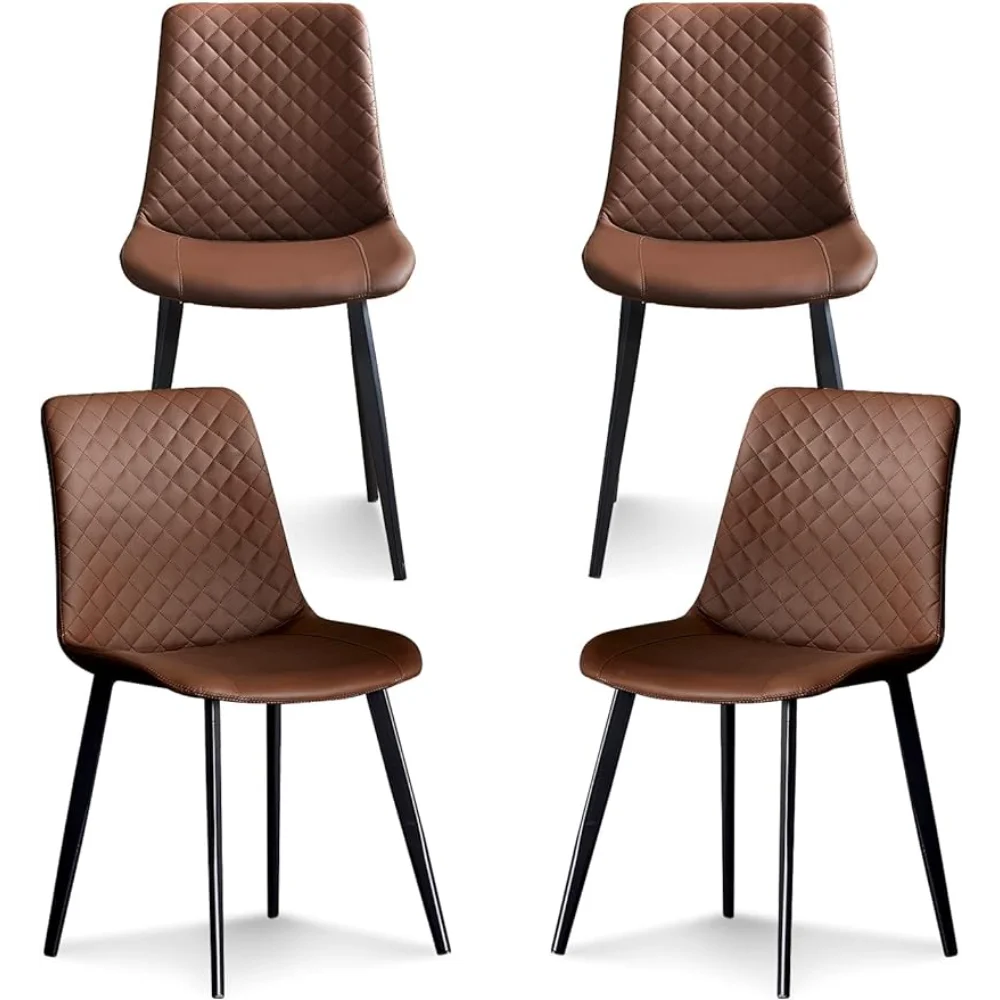 seonyou Dining Chairs Set of 4, Mid Century Modern Kitchen Chairs, Faux Leather Brown Dining Room Chairs
seonyou Dining Chairs Set of 4, Mid Century Modern Kitchen Chairs, Faux Leather Brown Dining Room Chairs