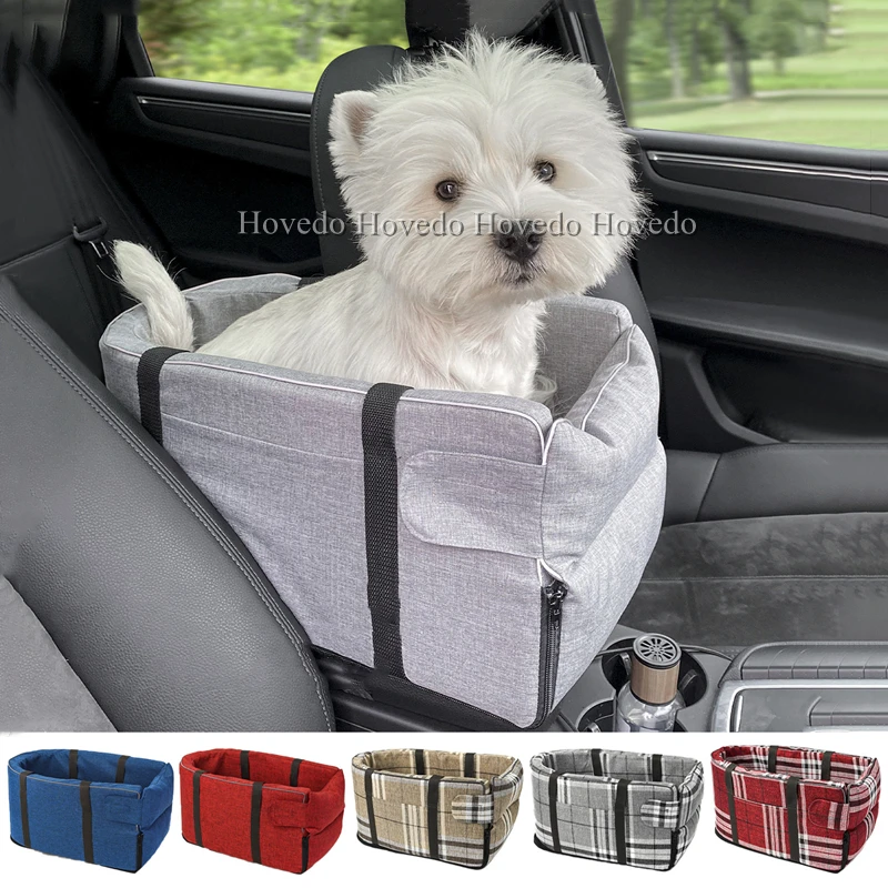 

Portable Cat Dog Bed Travel Central Control Car Safety Pet Seat Transport Dog Carrier Protector For Small Dog Chihuahua Teddy